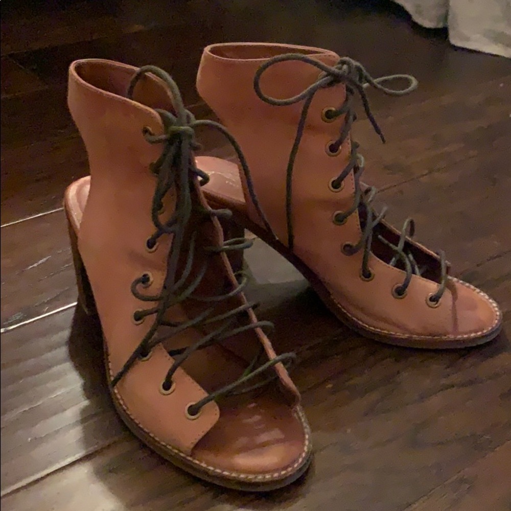 Jeffrey Campbell lace up heel